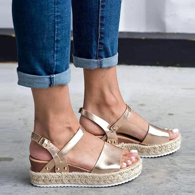 Women's Espadrilles Platform Sandal - crmores.com