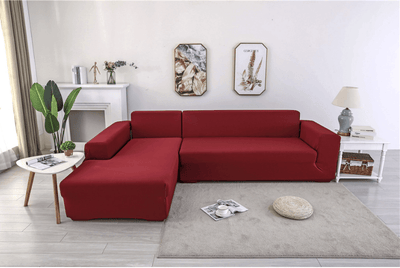 Elastic Original Couch cover-wine red - crmores.com