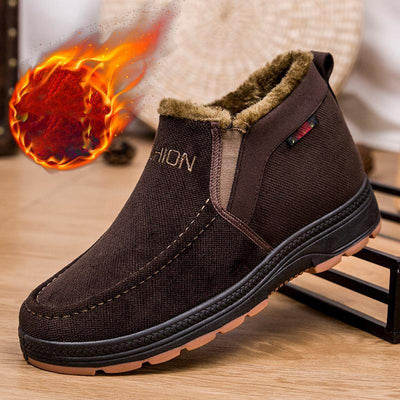 Men's Winter High-top Thermal Shoes - crmores.com