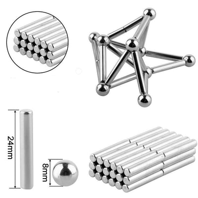 DIY Magnetic Balls and Rod Set - crmores.com