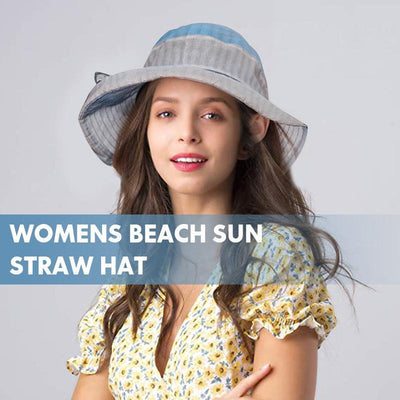 Womens Beach Sun Straw Hat - crmores.com