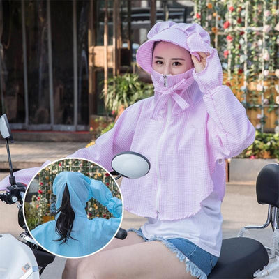 Women New Anti-UV Breathable Ice Silk Sun Coat - crmores.com