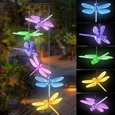 Solar-Powered Dragonfly Lights - crmores.com