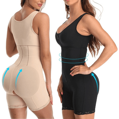 Women's Zipper Slimming Bodysuit Shapewear - crmores.com