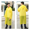 Unisex Reusable Portable Frosted Raincoat - crmores.com