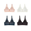 Breathy Front Buckle Lace Bra - crmores.com