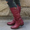 Womens Western Cowboy Knee Boots Punk Boots - crmores.com