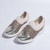 Women Woven Mesh Flat Shoes - crmores.com