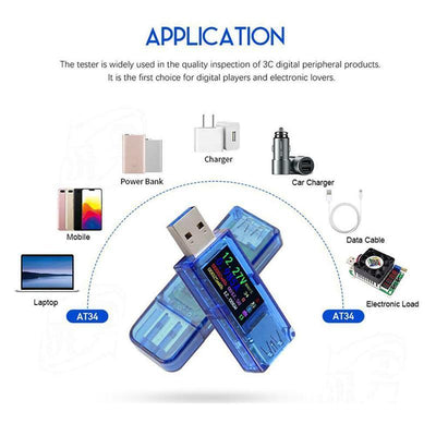 USB Tester Current Voltage Meter Detector - crmores.com