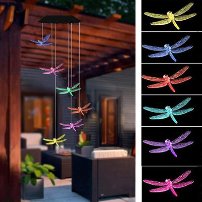 Solar-Powered Dragonfly Lights - crmores.com