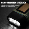 Hand Crank Solar Powered Flashlight - crmores.com