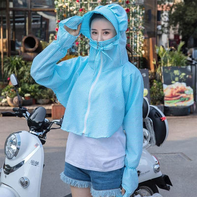 Women New Anti-UV Breathable Ice Silk Sun Coat - crmores.com