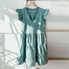 V-neck Ruffled Dress - crmores.com