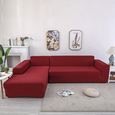 Elastic Original Couch cover-wine red - crmores.com