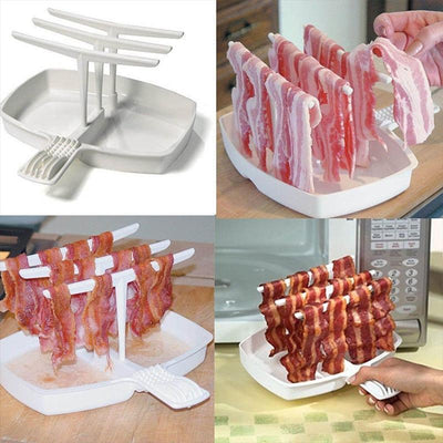 Microwave Bacon Cooker Tray Rack - crmores.com