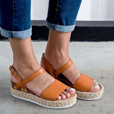 Women's Espadrilles Platform Sandal - crmores.com