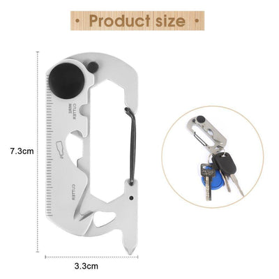 Multi-functional EDC Gadgets Carabiner Emergency Tool - crmores.com