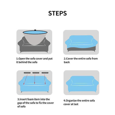 Waterproof Universal Elastic Sofa Cover - 8 Colors - crmores.com