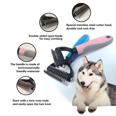 Pet Grooming Dual Sided Comb - crmores.com