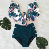 Ruffled bikini split swimsuit - crmores.com