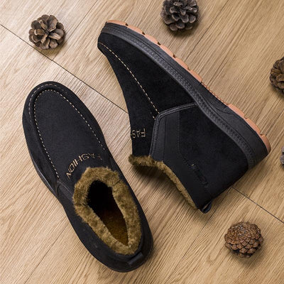 Men's Winter High-top Thermal Shoes - crmores.com