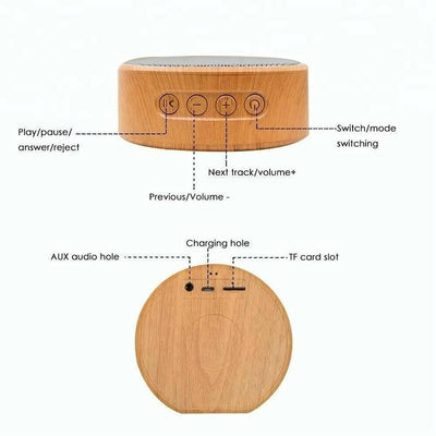 Wood Grain Bluetooth Speaker - crmores.com