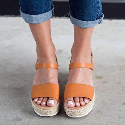 Women's Espadrilles Platform Sandal - crmores.com