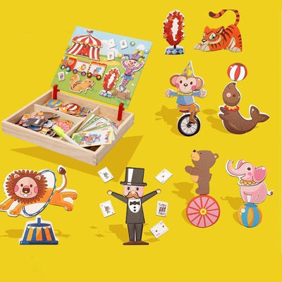 Magnetic puzzle box  education toys - crmores.com