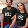 Matching Couple Shirts-The BOSS&The Real BOSS Shirts - crmores.com