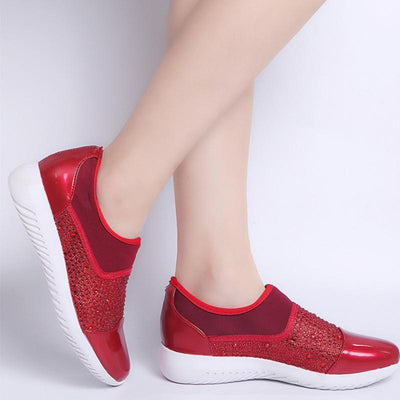 Women Woven Mesh Flat Shoes - crmores.com