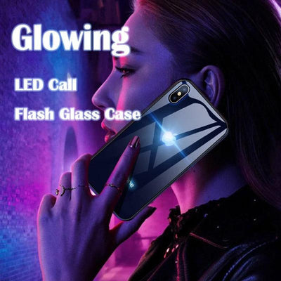 Glowing LED Call Flash Glass Case - crmores.com