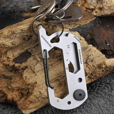 Multi-functional EDC Gadgets Carabiner Emergency Tool - crmores.com