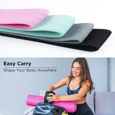 Pilates Sport Rubber Fitness Bands - crmores.com