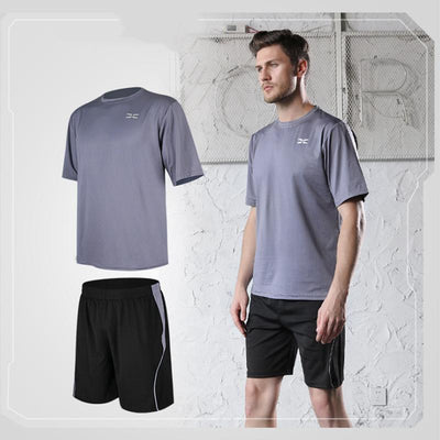 Men tight-fitting short-sleeved sportswear - crmores.com