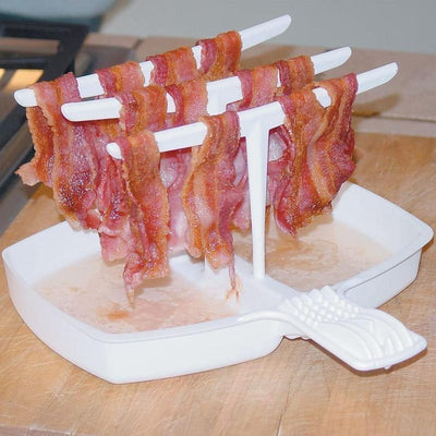 Microwave Bacon Cooker Tray Rack - crmores.com