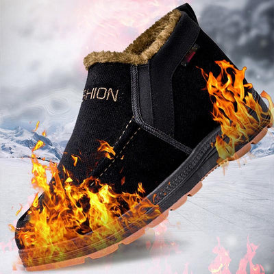 Men's Winter High-top Thermal Shoes - crmores.com