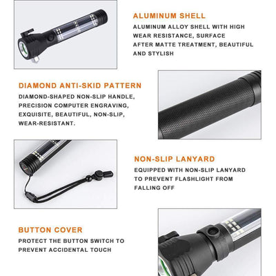 Multi-functional Emergency Flashlight - crmores.com