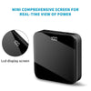 Mini Power Bank Portable Charger 10000mAh High Capacity with LCD mirror Display  - crmores.com
