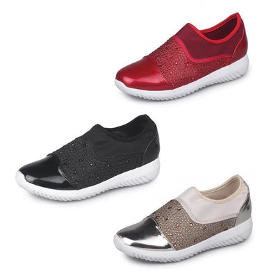 Women Woven Mesh Flat Shoes - crmores.com