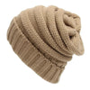 Women Knitted Slouchy Beanie Hat with Velvet - crmores.com