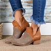 Women Patchwork Ankle Boots - crmores.com