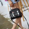 Crossbody Cat Pattern Handbag - crmores.com