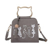Crossbody Cat Pattern Handbag - crmores.com